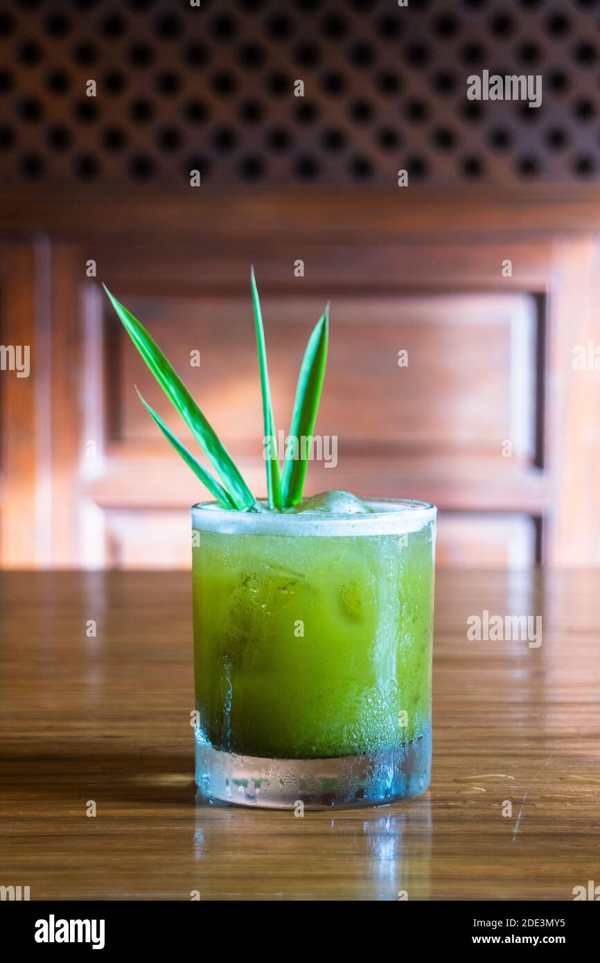 Cocktailgetränk in der Batala Bar in Intramuros, Manila, Philippinen Stockfoto