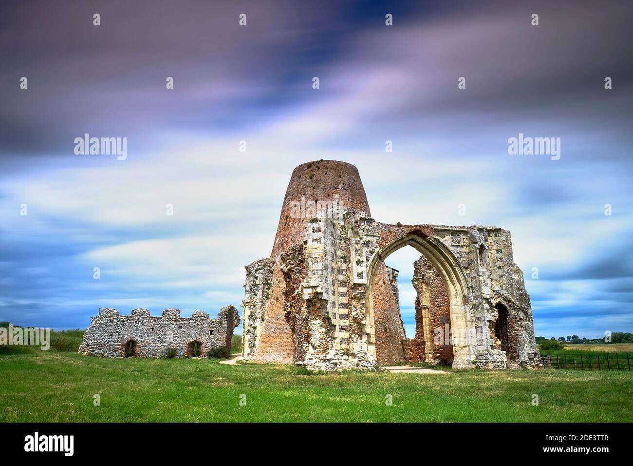St. Benet's Abbey Ruin, Norfolk Broads, England Stockfoto
