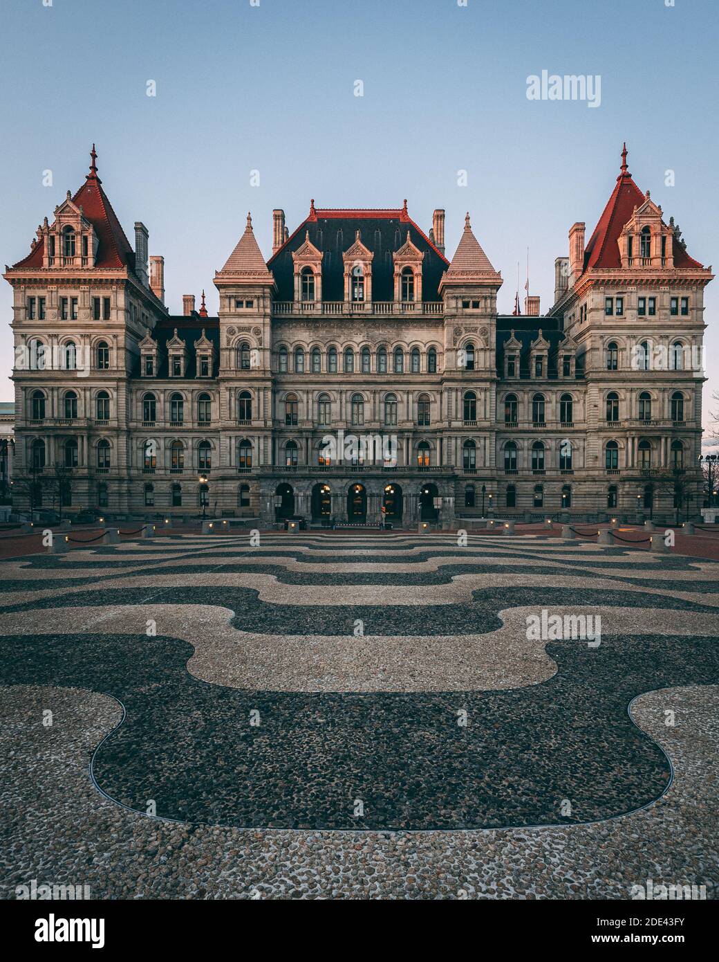 Das New York State Capitol, in Albany, New York Stockfoto