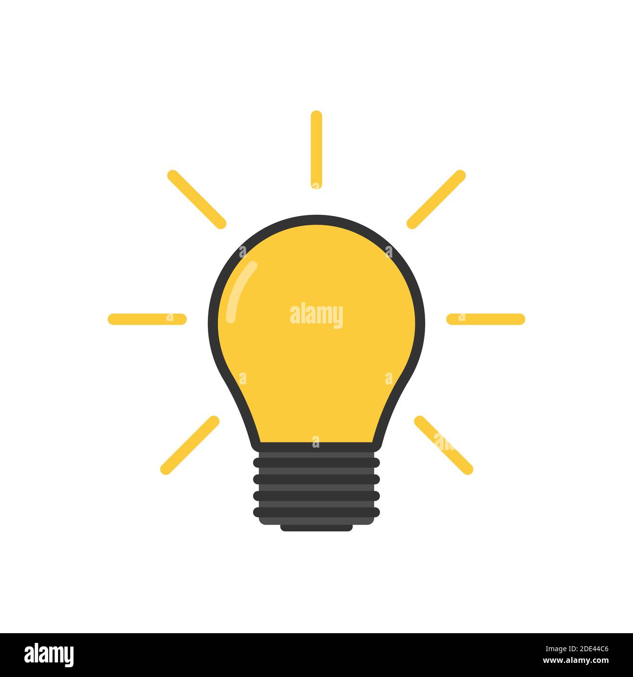 Glühbirne. Lampe, Glühbirne. Vektorgrafik Stock-Vektorgrafik - Alamy