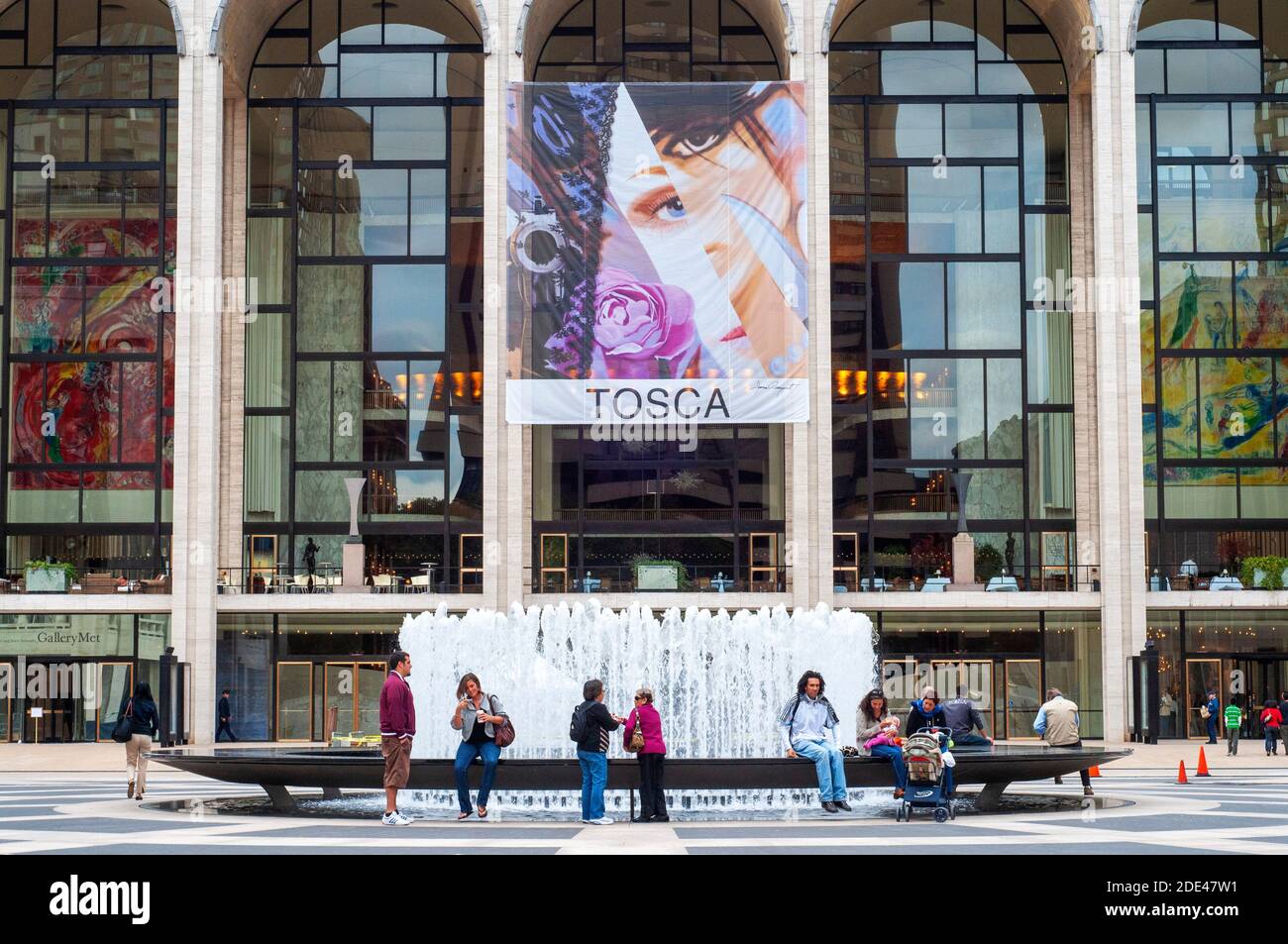 Metropolitan Opera House im Lincoln Center for the Performing Arts, New York, USA. Stockfoto