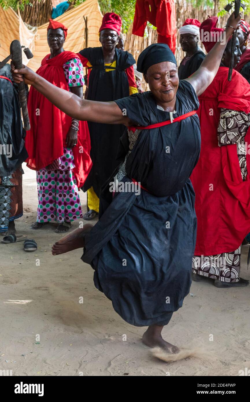 Voodoo Zeremonie in Dogondoutchi, Niger Stockfoto