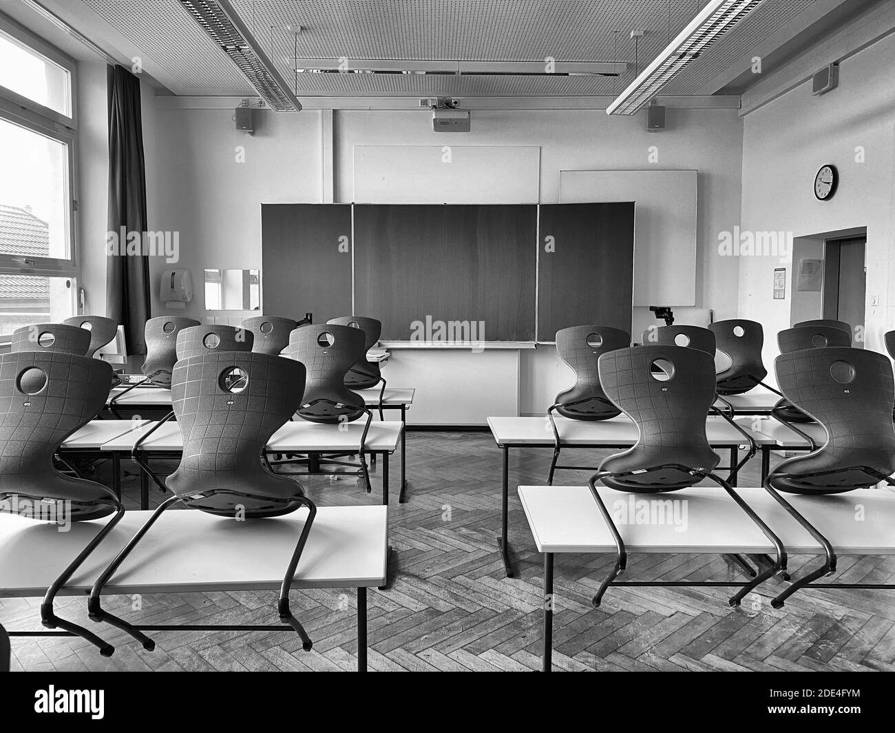 Leeres Klassenzimmer, Deutschland Stockfoto