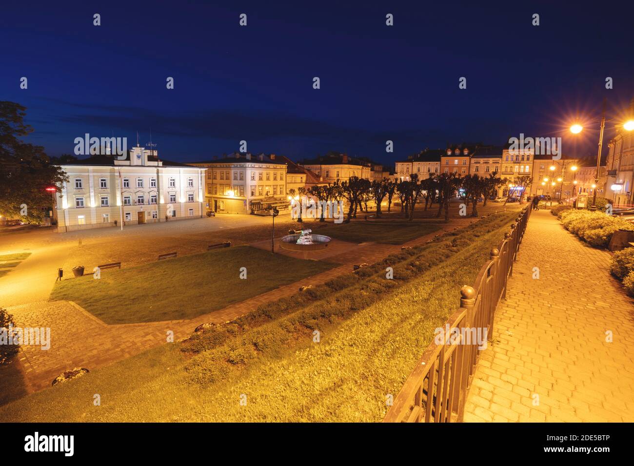 Przemysl Rathaus. Przemysl, Subcarpathia, Polen. Stockfoto