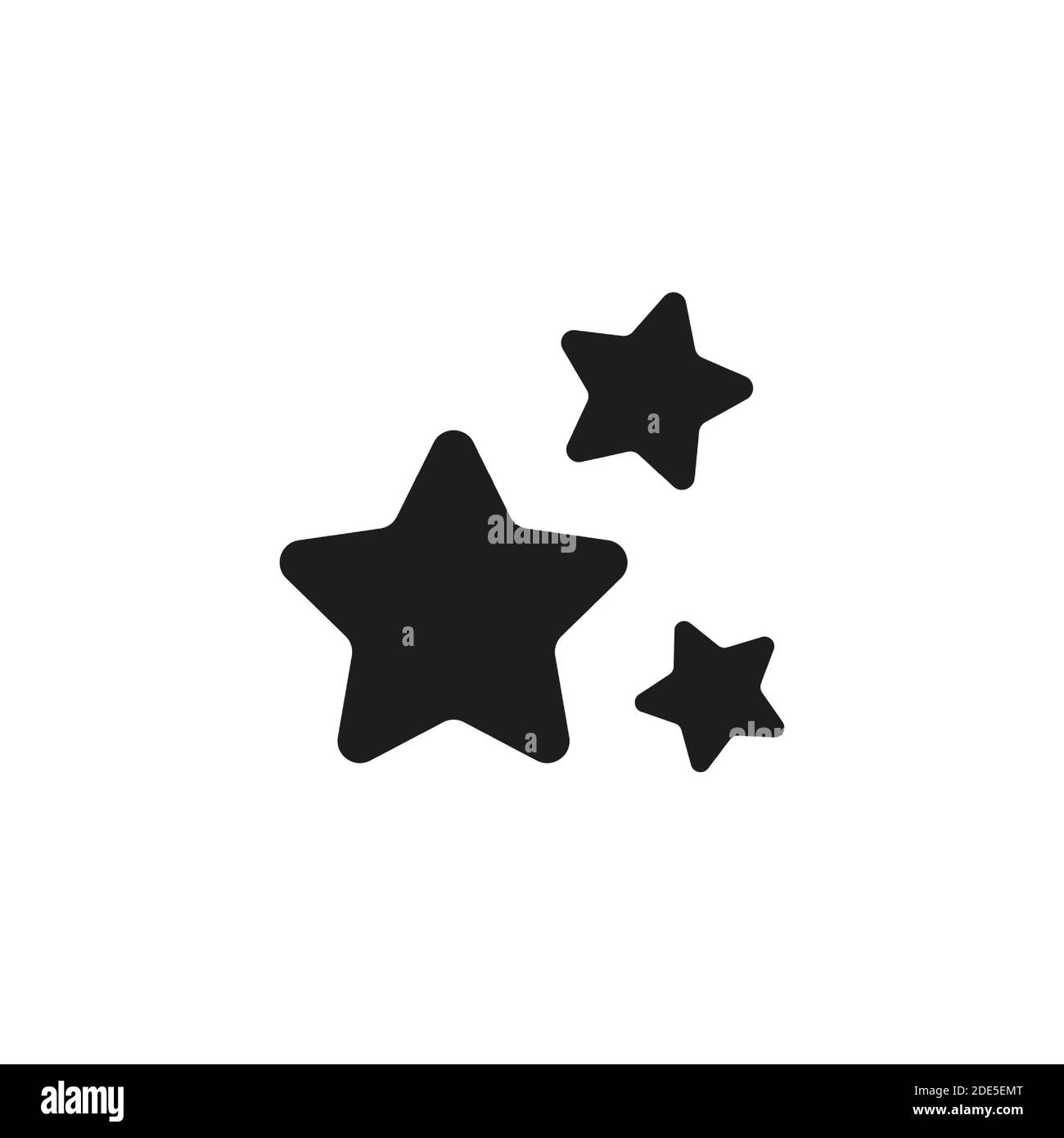 Stars Icon Element des Raumes Symbol für mobile Konzept und Web-Apps. Thin Line Stars Icon kann für Web und mobile verwendet werden. Premium-Symbol auf weißem Hintergrund Stock Vektor