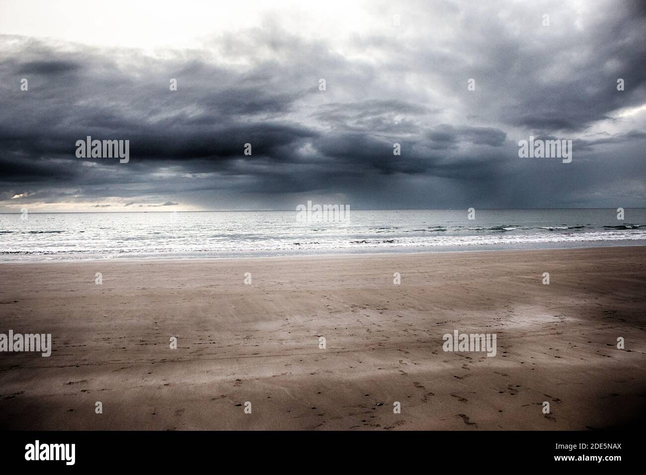 Blick auf den Strand in Playa del Ingles, Maspalomas, Gran Canaria, Spanien. HDR. Stockfoto