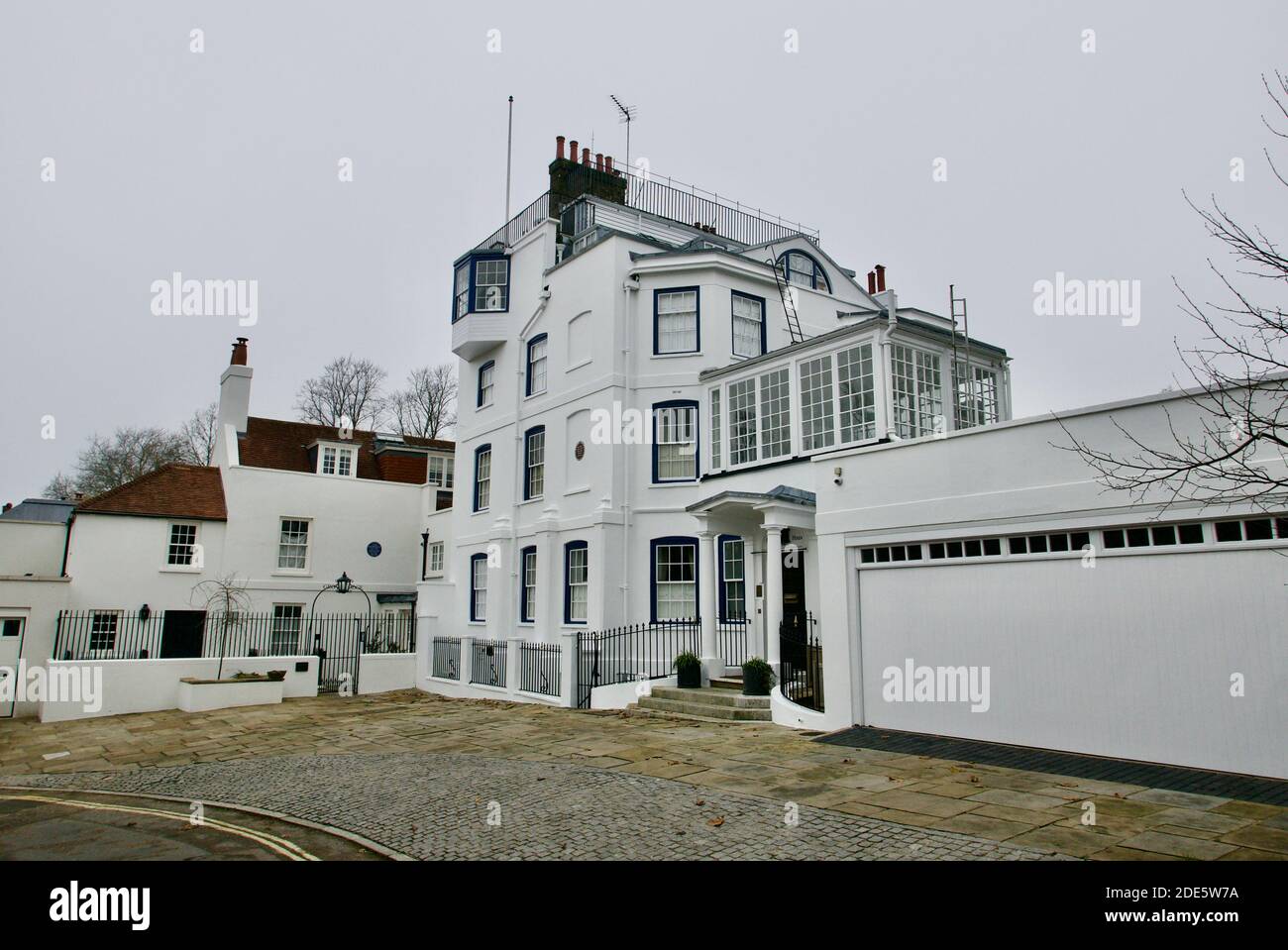 Admiral's House, Hampstead, gemeinhin als die Heimat von Admiral Barton. Auch Heimat des fiktiven Admiral Boom von Mary Poppins. Stockfoto