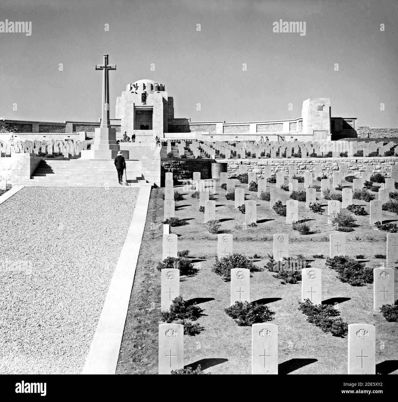 Bildunterschrift: Friedhof in Palästina (wahrscheinlich in Jerusalem) - Ort: Jerusalem ca. 1917-1946 Stockfoto