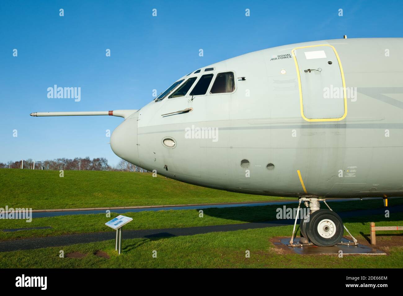 Vickers VC10 Flugzeuge bei RAF Cosford Shropshire England Großbritannien Stockfoto