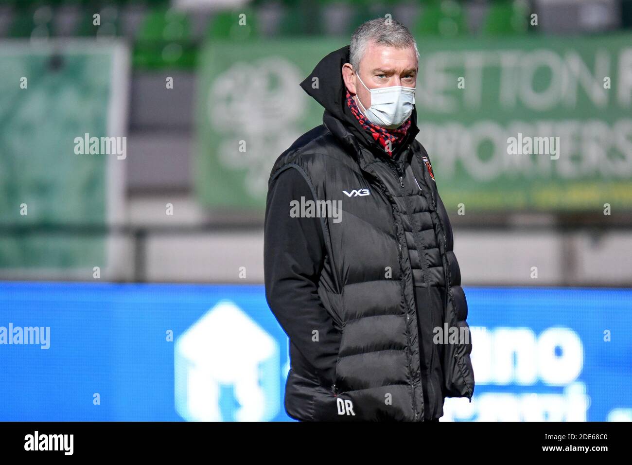 Monigo Stadium, Treviso, Italien, 29 Nov 2020, Dean Ryan (Head Coach Drangons Rugby) während Benetton Treviso vs Dragons Rugby, Rugby Guinness Pro 14 Spiel - Foto Ettore Griffoni / LM Stockfoto