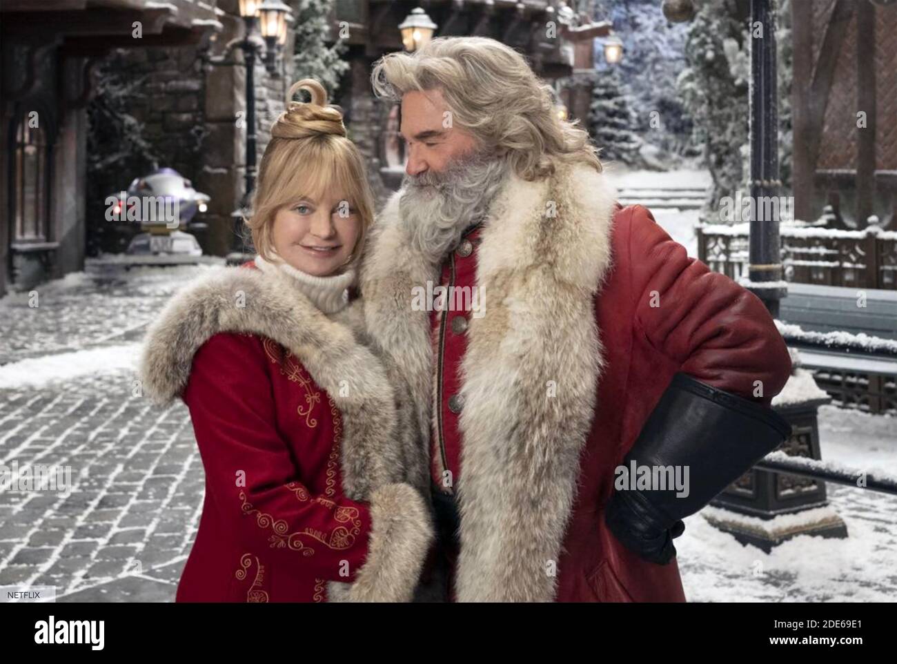 THE CHRISTMAS CHRONICLES 2018 Netflix Film mit Goldie Hawn und Kurt Russell Stockfoto