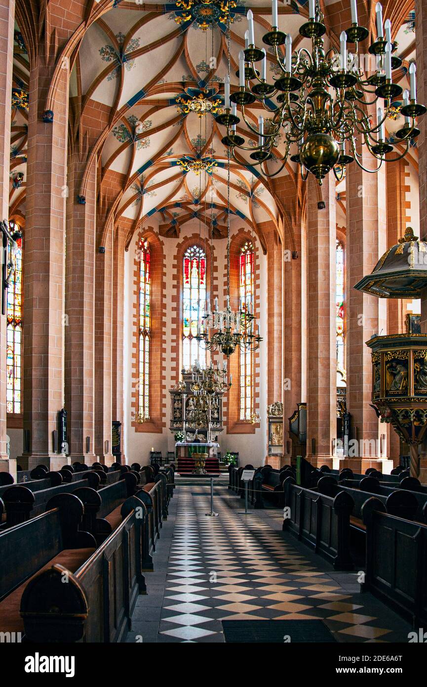 Die Kirche St. Anne an der Grossekirche Straße in Anneberg-Bucholtz, Sachsen, Deutschland Stockfoto