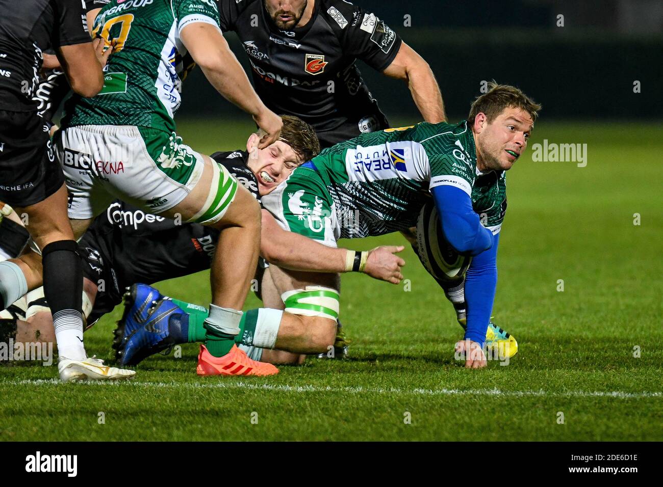 Monigo Stadion, Treviso, Italien, 29 Nov 2020, Marco Barbini (Benetton Treviso) während Benetton Treviso gegen Dragons Rugby, Rugby Guinness Pro 14 Spiel - Foto Ettore Griffoni / LM Stockfoto