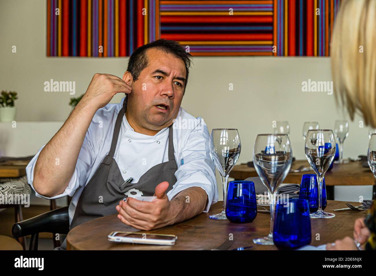 Peruanisches Restaurant Chakana vom Michelin-Sternekoch Robert Ortiz in Birmingham, England Stockfoto