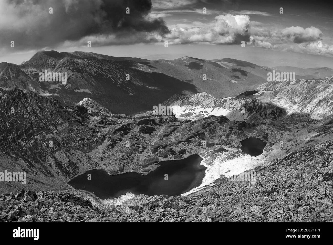 Sommerlandschaft in Retezat-Gebirge, Rumänien, Europa Stockfoto