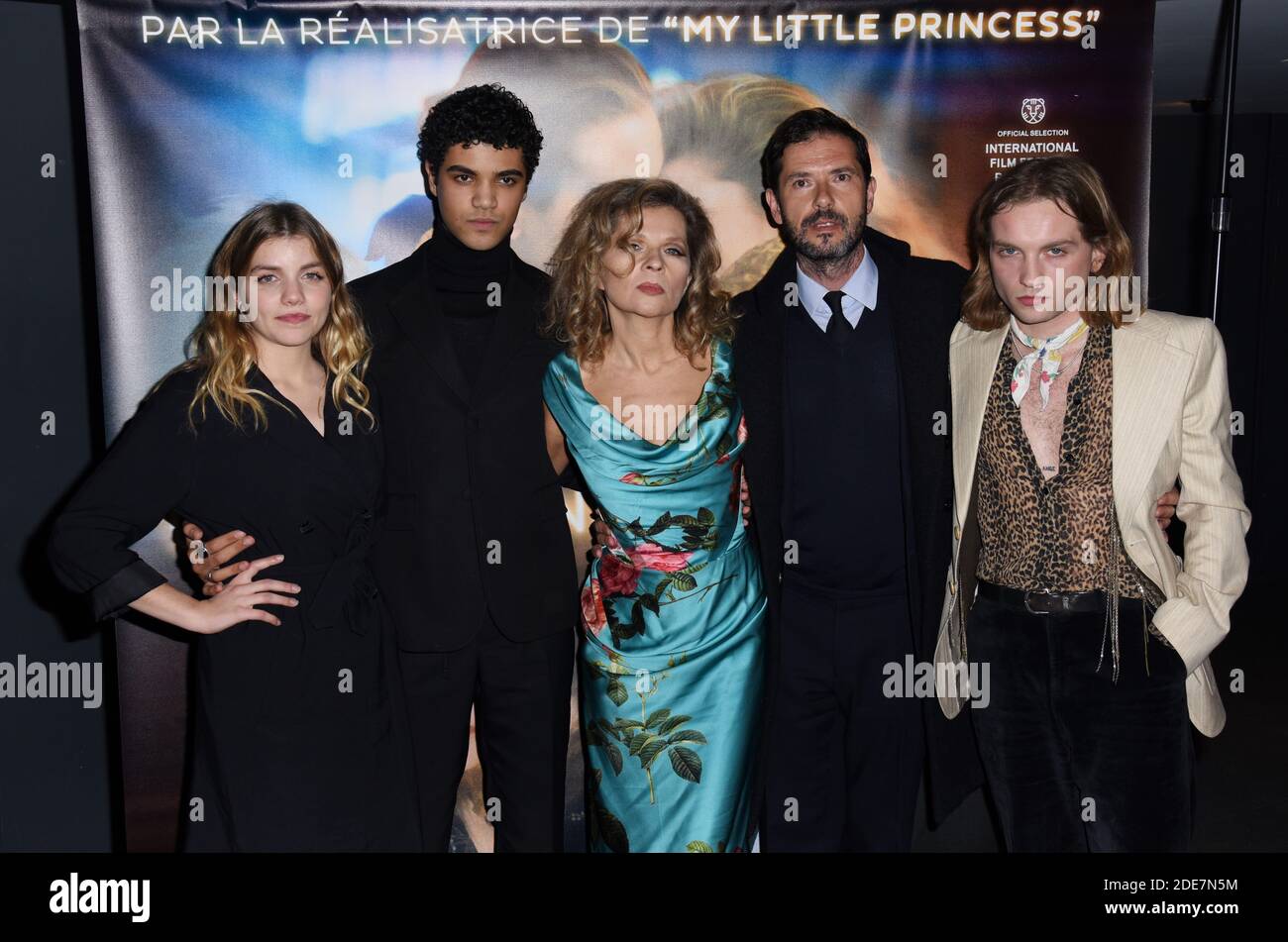 Eva Ionesco, Lukas Ionesco, Galatea Bellugi, Melvil Poupaud bei der Une Jeunesse Doree Premiere in Paris, Frankreich am 7. Januar 2019. Foto von Alain Apaydin/ABACAPRESS.COM Stockfoto