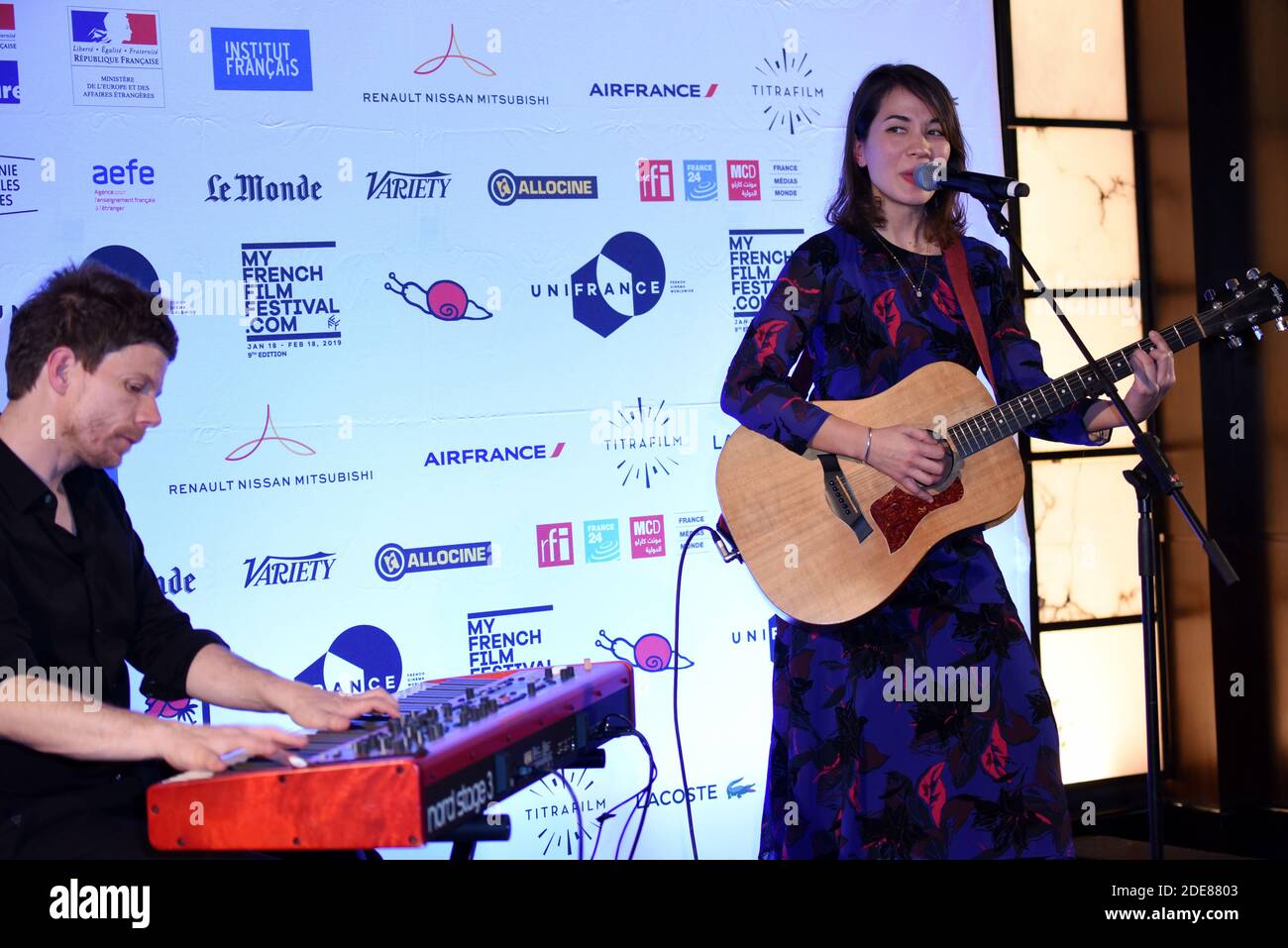 Mein Französisches Filmfestival im Hotel Du Collectionneur in Paris, Frankreich am 18. Januar 2019. Foto von Alain Apaydin/ABACAPRESS.COM Stockfoto