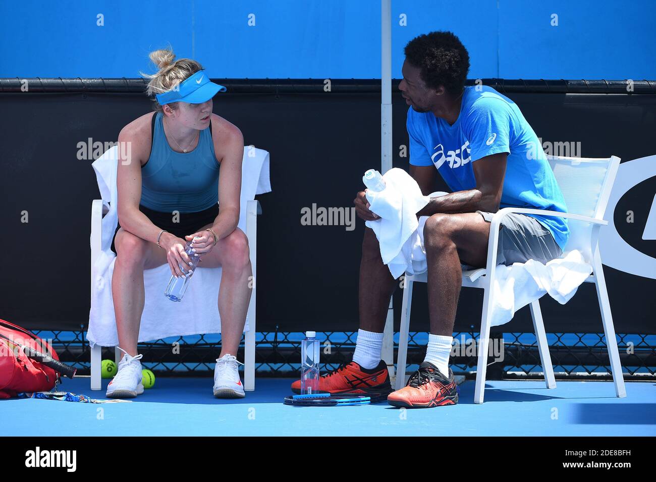 Gael Monfils Und Elina Svitolina Stockfotos Und Bilder Kaufen Alamy