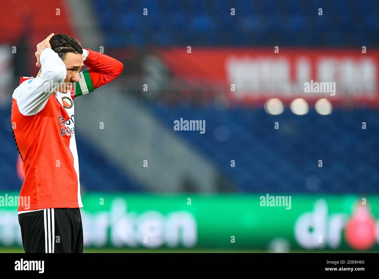 ROTTERDAM, NIEDERLANDE - NOVEMBER 29: Steven Berghuis von Feyenoord enttäuschte beim niederländischen Eredivisie-Spiel zwischen Feyenoord und FC Utrecht Stockfoto