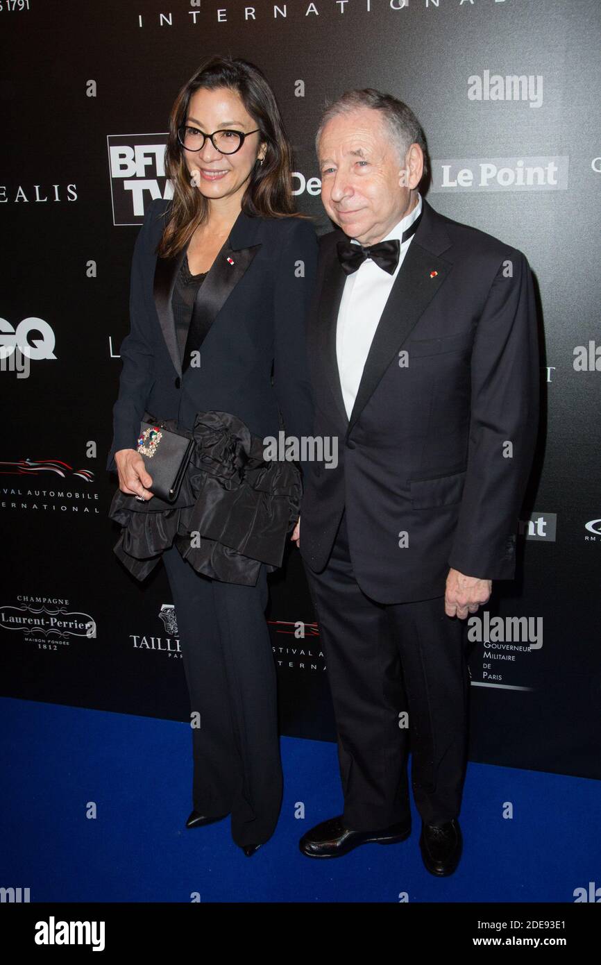 Michelle Yeoh und ihr Mann Jean Todt beim Internationalen Automobilfestival, das am 29. januar 2019 im Hotel des Invalide in Paris stattfand. Foto von Nasser Berzane/ABACAPRESS.COM Stockfoto