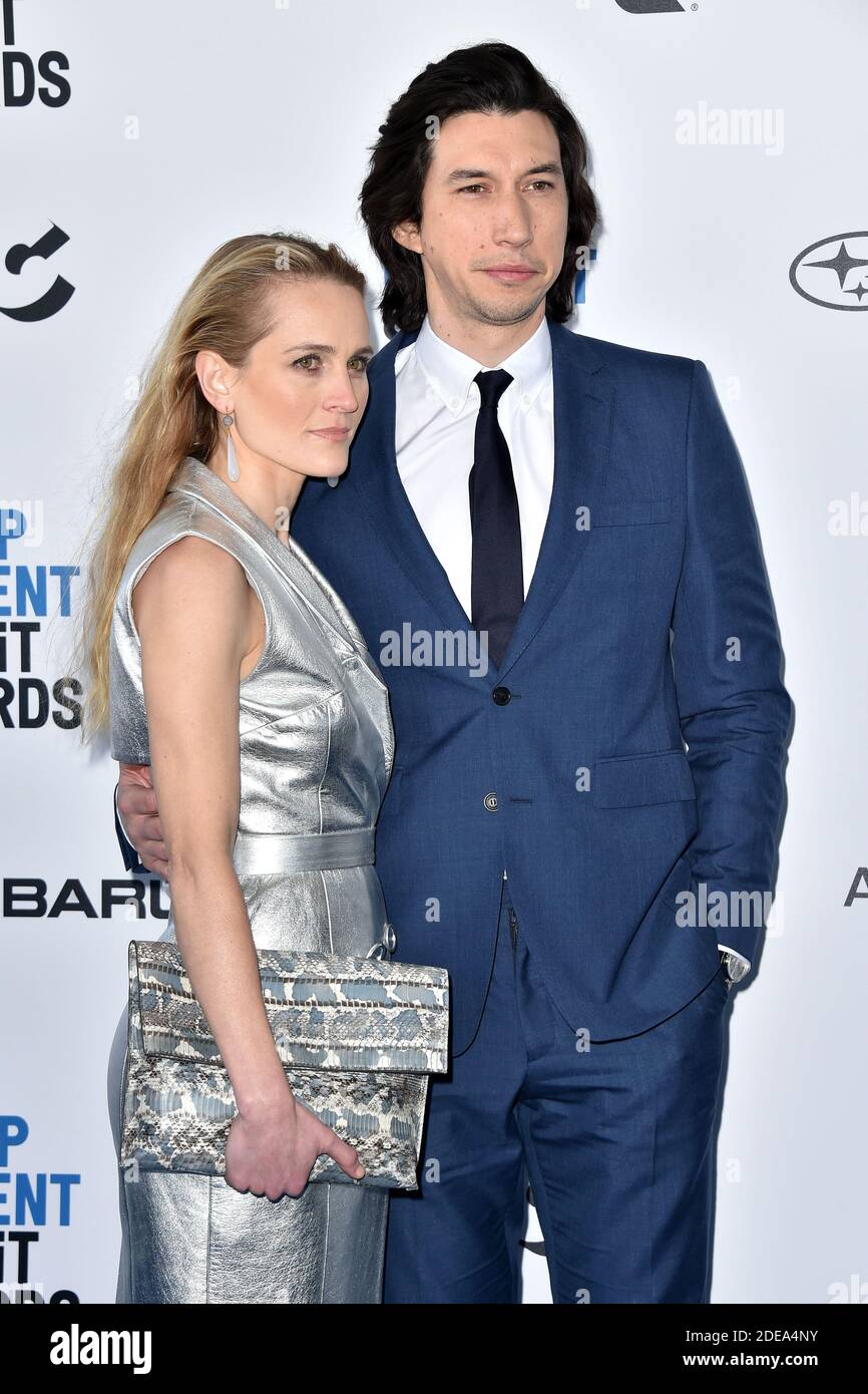 Adam Driver, Joanne Tucker nehmen an den Film Independent Spirit Awards 2019 am 23. Februar 2019 in Santa Monica, CA, USA Teil. Foto von Lionel Hahn/ABACAPRESS.COM Stockfoto