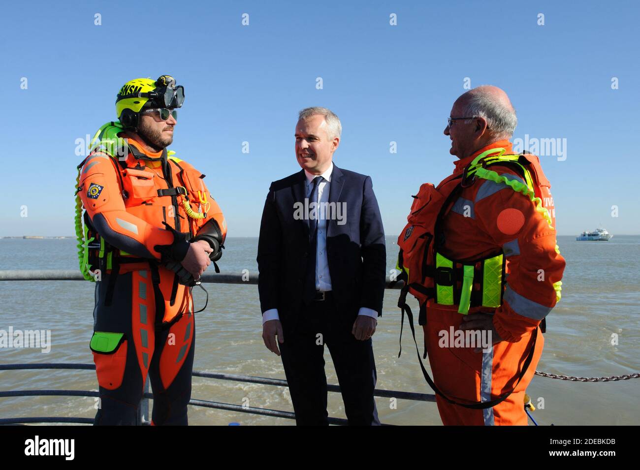 Francois de Rugy, der französische Minister für Ökologie und nachhaltige Entwicklung beim SNSM am März 22 2019. Foto von Arnault SERRIERE/ABACAPRESS Stockfoto