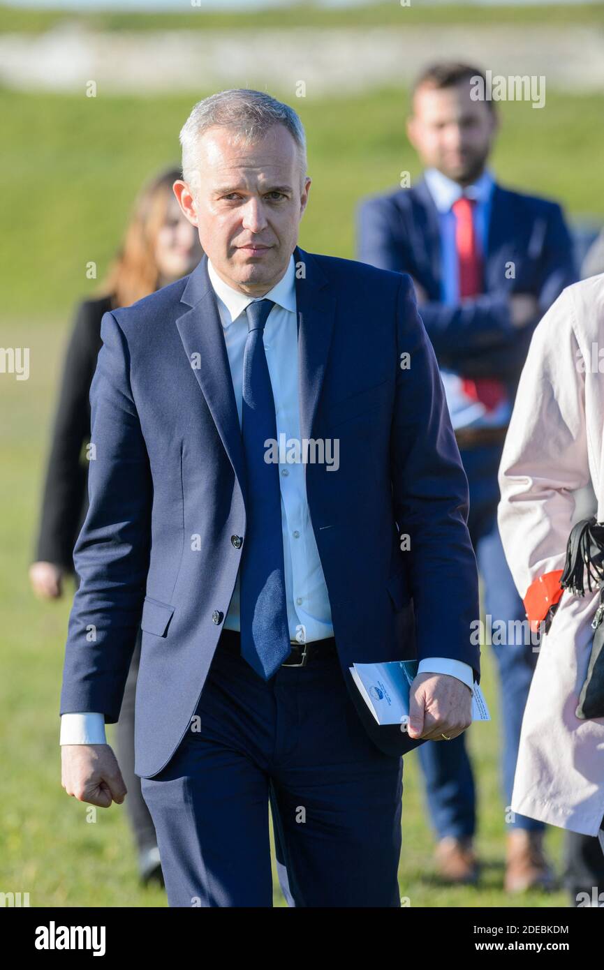 Francois de Rugy, der französische Minister für Ökologie und nachhaltige Entwicklung in La Rochelle am März 22 2019. Foto von Arnault SERRIERE/ABACAPRESS Stockfoto