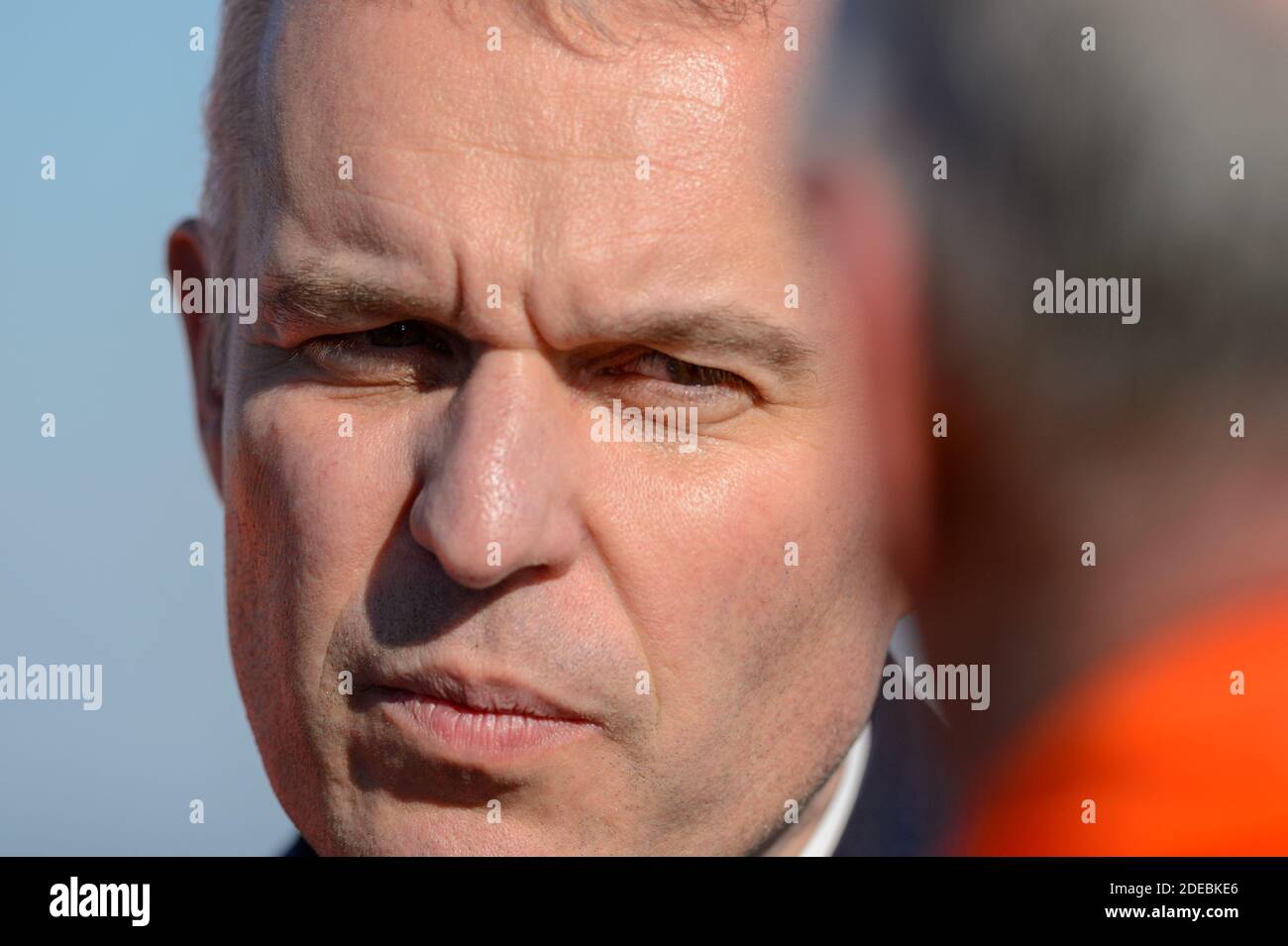Francois de Rugy, der französische Minister für Ökologie und nachhaltige Entwicklung in La Rochelle am März 22 2019. Foto von Arnault SERRIERE/ABACAPRESS Stockfoto