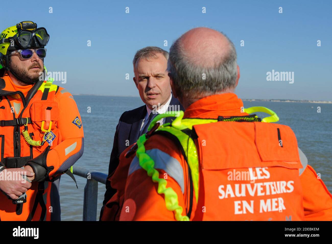 Francois de Rugy, der französische Minister für Ökologie und nachhaltige Entwicklung beim SNSM am März 22 2019. Foto von Arnault SERRIERE/ABACAPRESS Stockfoto