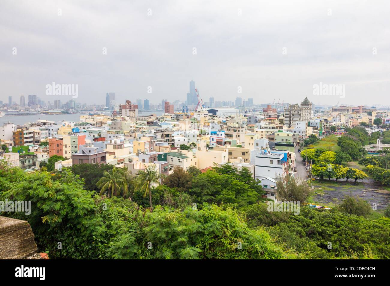 Die Stadtlandschaft von Kaohsiung, Taiwan Stockfoto