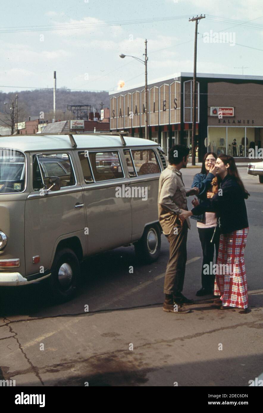 1970er Foto (1973) - Downtown Charleston West Virginia Stockfoto