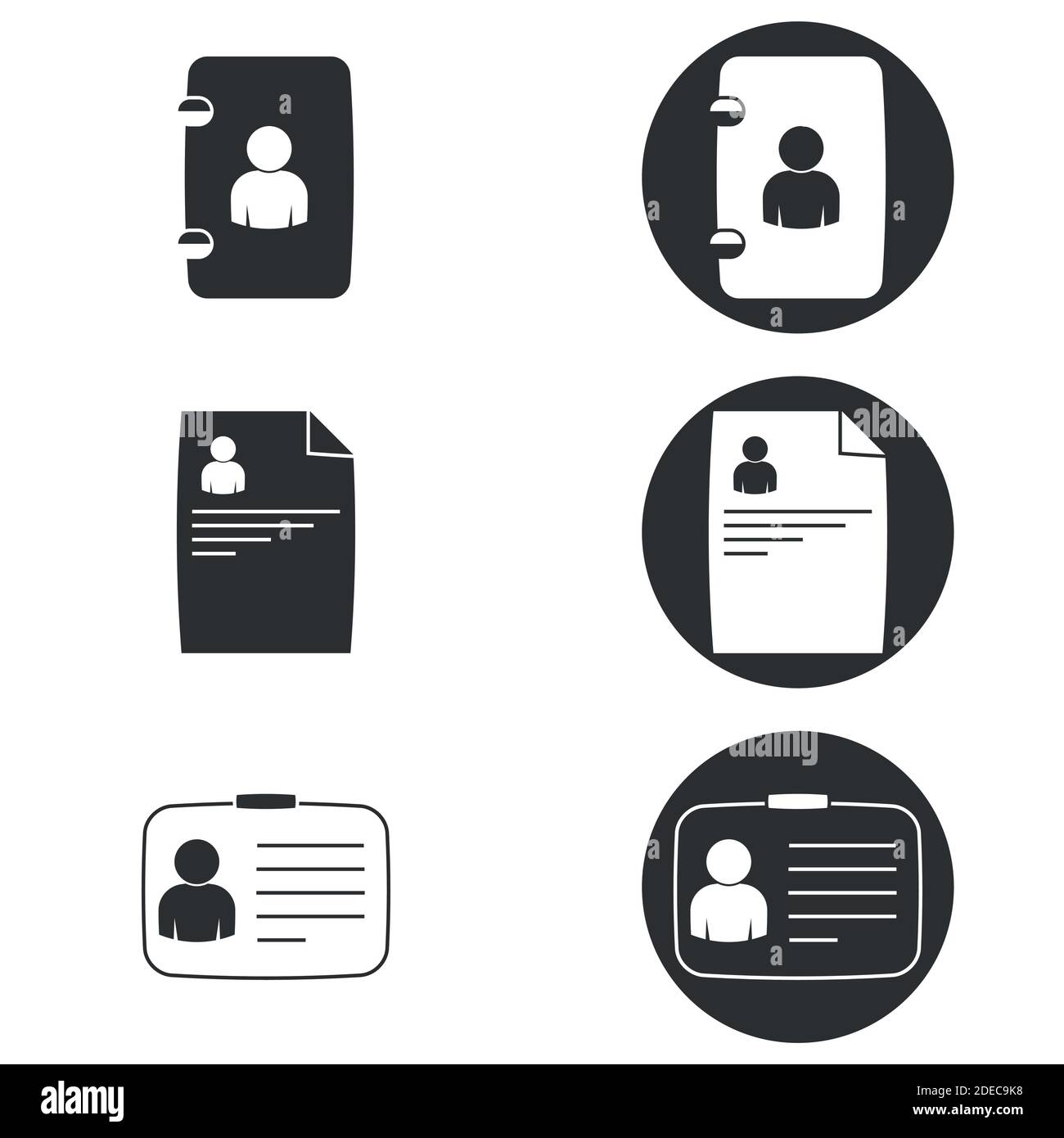 Set von Objekten zum Thema der sozialen Stock Vektor