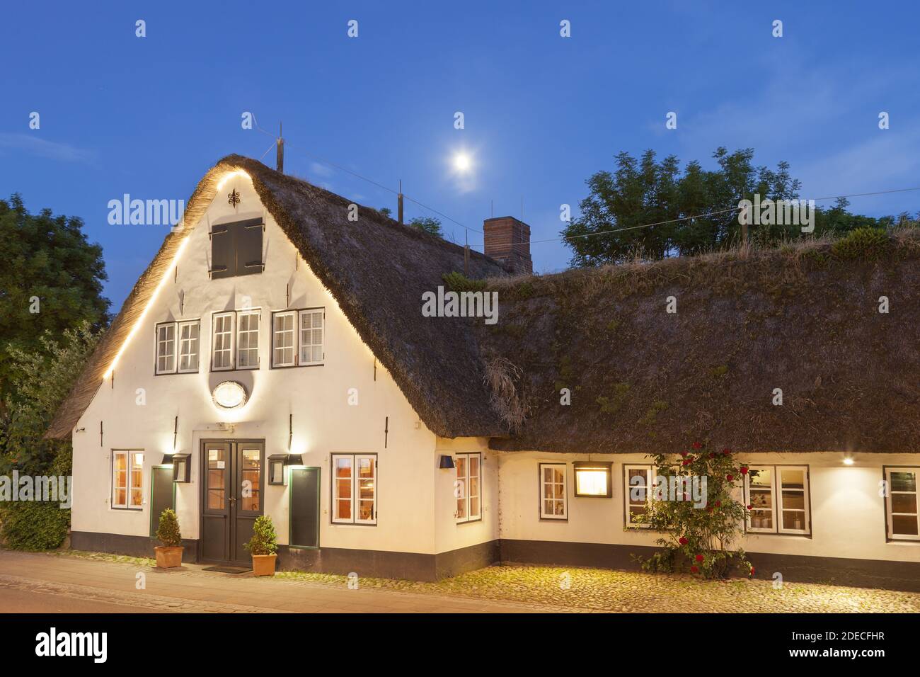 Geographie / Reisen, Deutschland, Schleswig-Holstein, Insel Sylt, friesisches Haus in Keitum, Additional-Rights-Clearance-Info-not-available Stockfoto