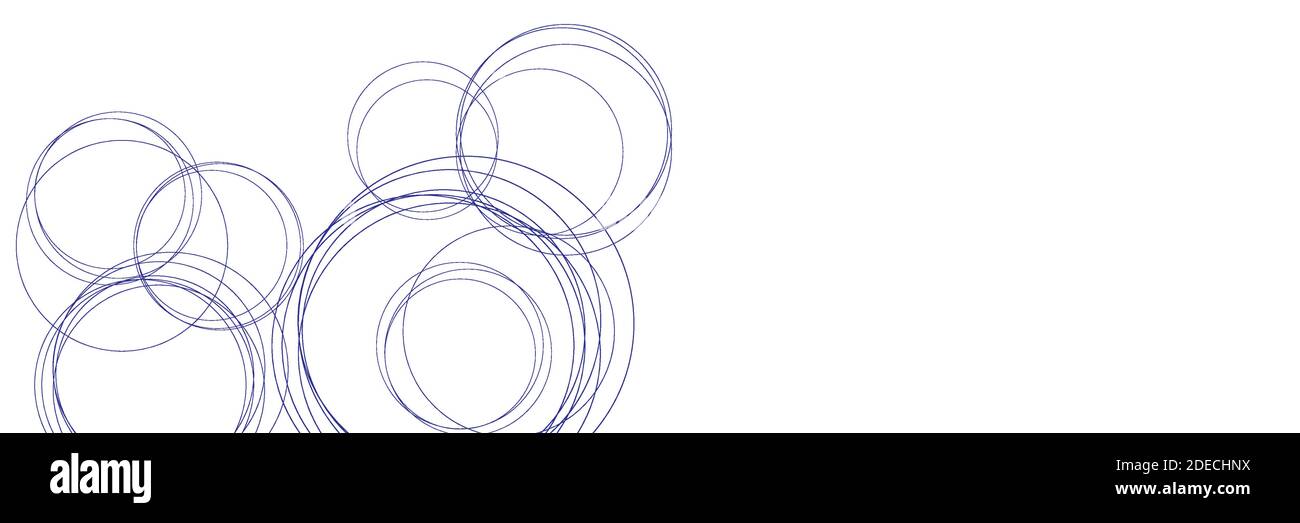 Abstrakte Kreise Hintergrund. Stock Vektor