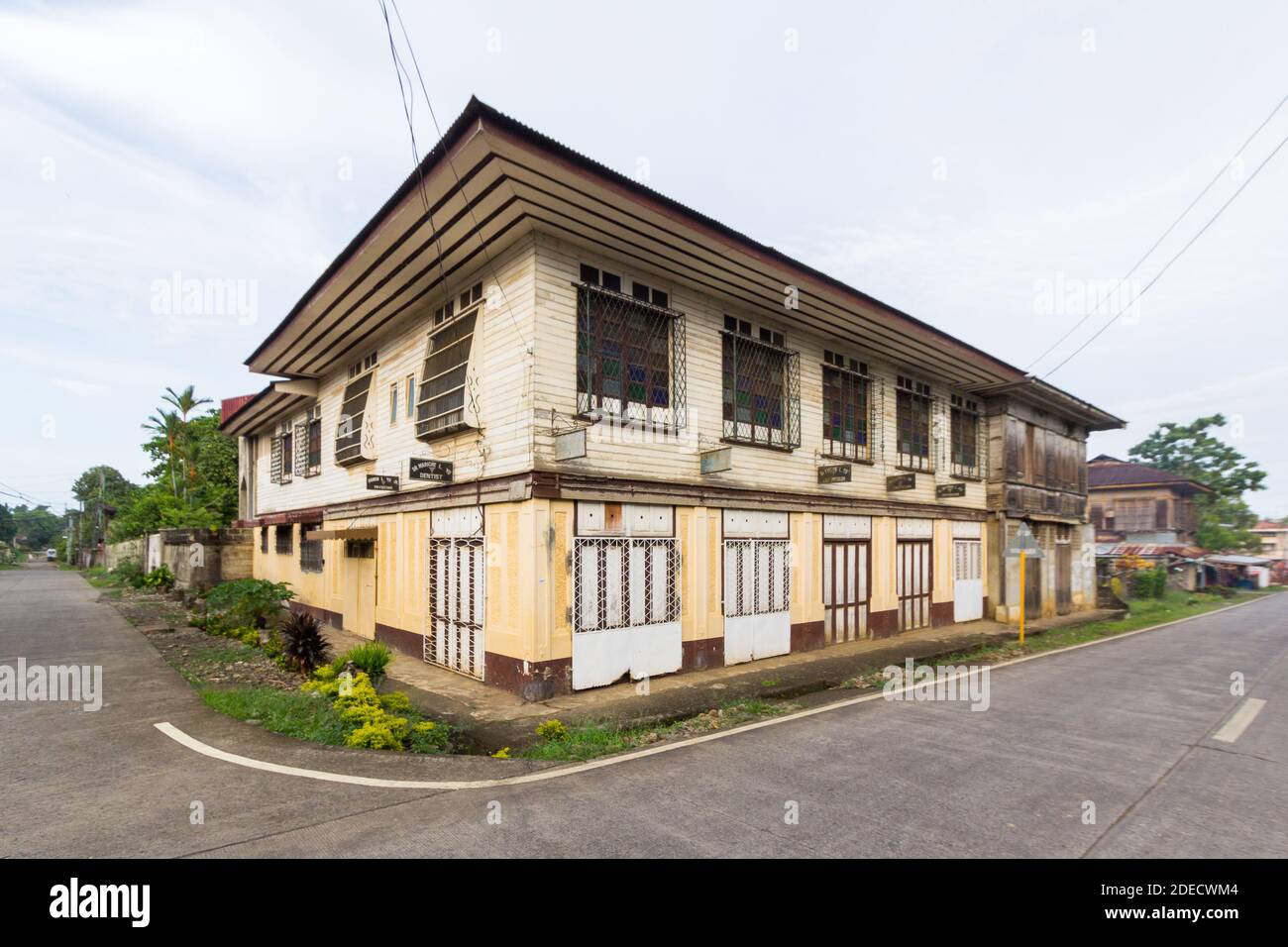 Altes Haus in Jimenez, Misamis Oriental, Philippinen Stockfoto