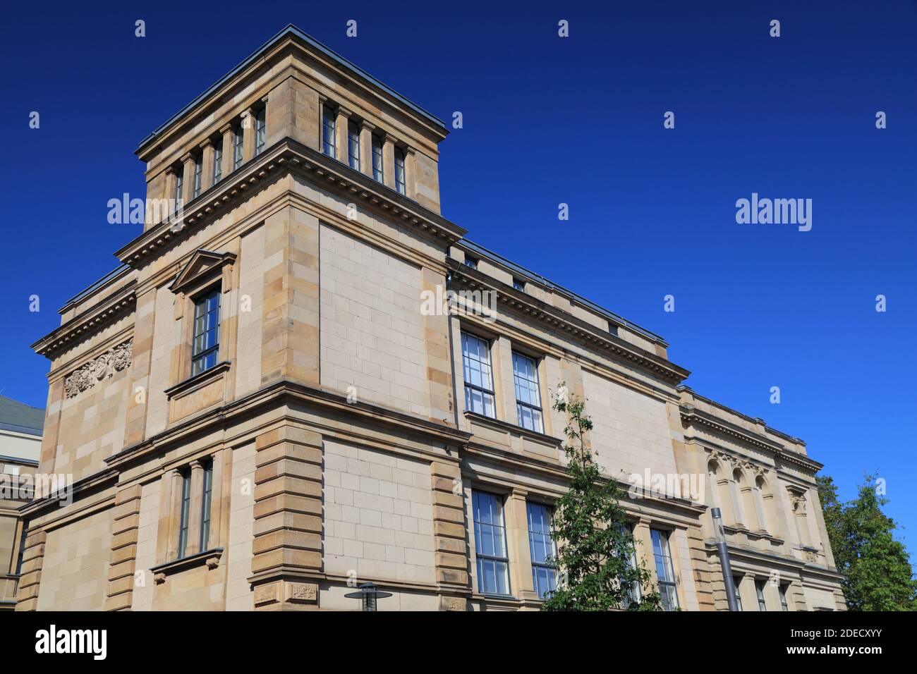 Krefeld Stadt in Deutschland. Kunstmuseum (Kunstmuseen Krefeld). Stockfoto