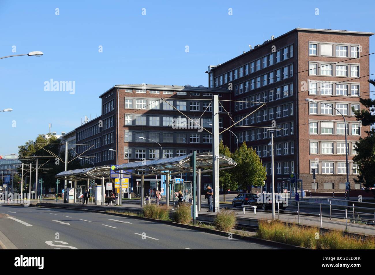 ESSEN, 20. SEPTEMBER 2020: Thyssenkrupp Business Services Buildings in Essen. Thyssenkrupp ist ein Industriekonglomerat, einer von la Stockfoto