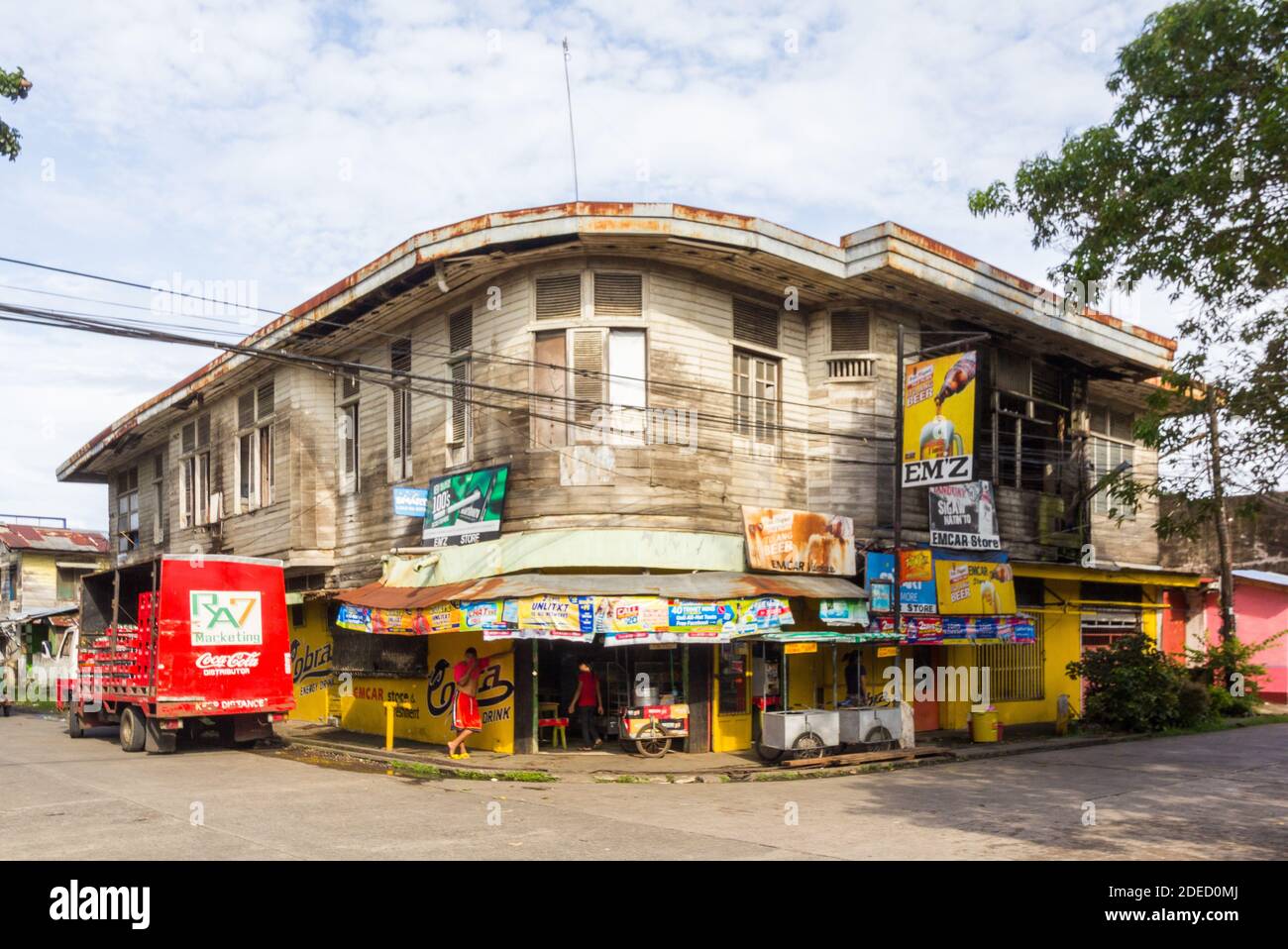 Ein altes Haus in Ozamiz, Misamis Oriental, Philippinen Stockfoto