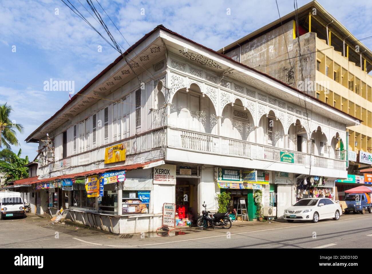 Ein altes Haus in Ozamiz, Misamis Oriental, Philippinen Stockfoto