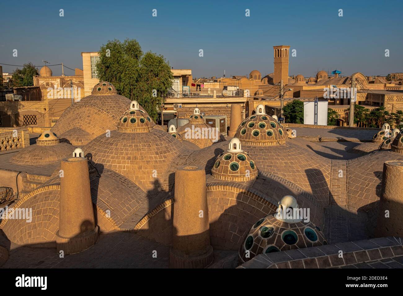 Dach des Hammam Sultan mir Ahmad Haus, Kashan, Iran Stockfotografie Alamy