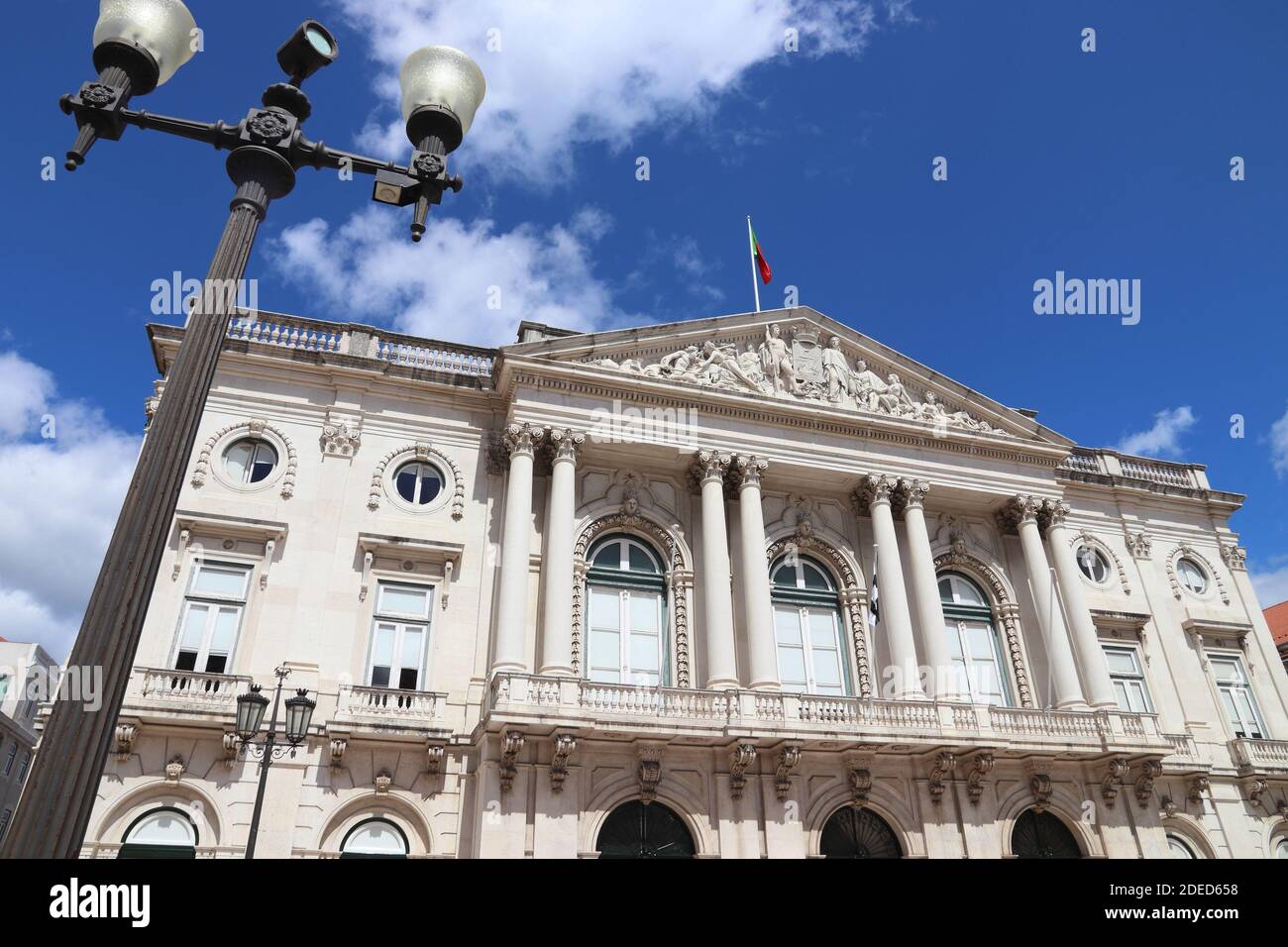 Rathaus von Lissabon (Portugiesisch: Camara Municipal de Lisboa). Wahrzeichen in Portugal. Stockfoto