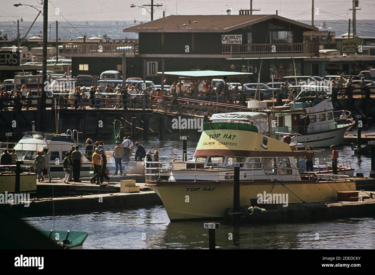 Fotos der 1970er Jahre (1972) - 'Salmon Hauptstadt der Welt.' Stockfoto