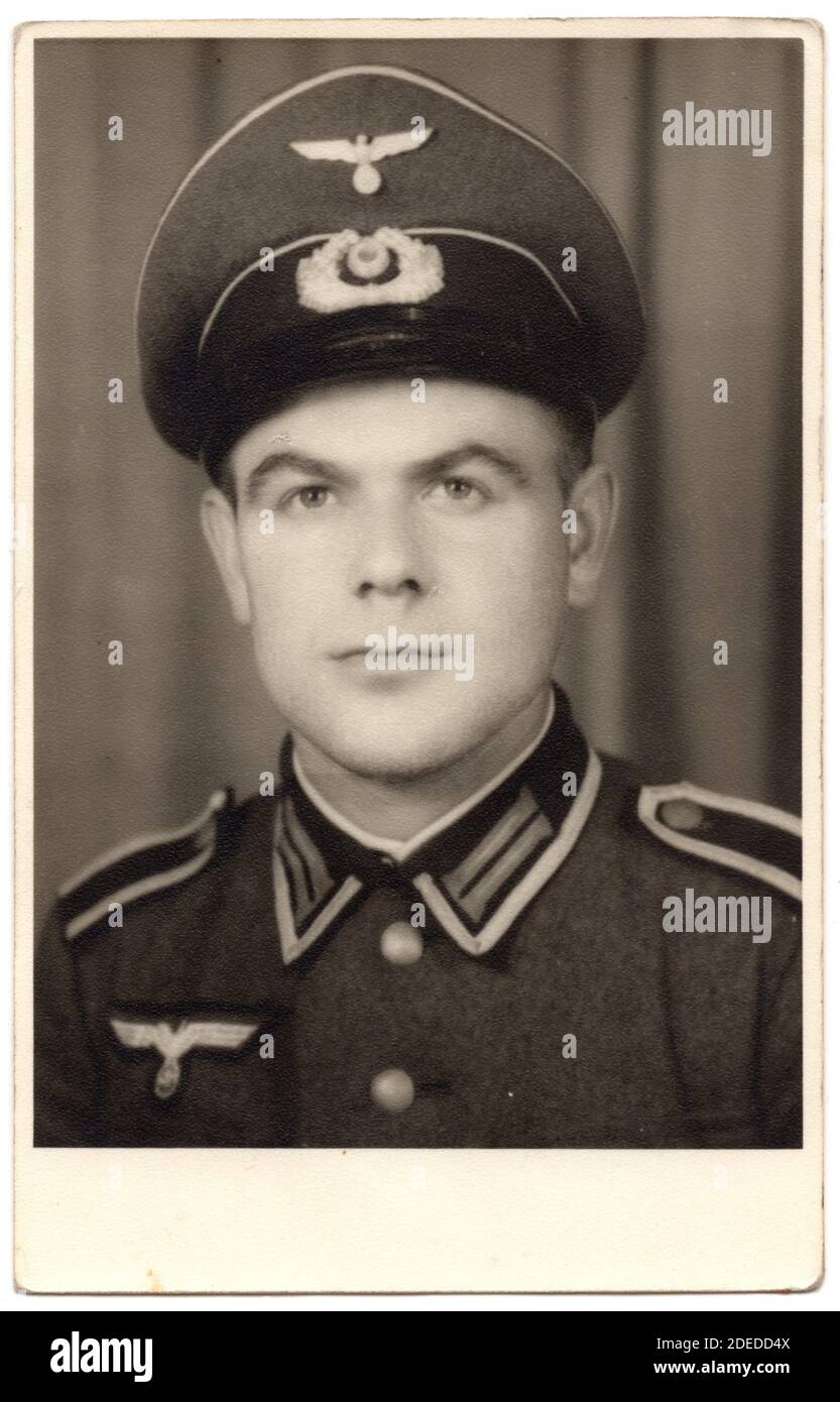WWII deutsche Armee Soldat Stockfoto