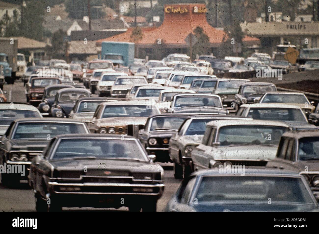 1970er Fotos (1972) - Hollywood Freeway Stockfoto