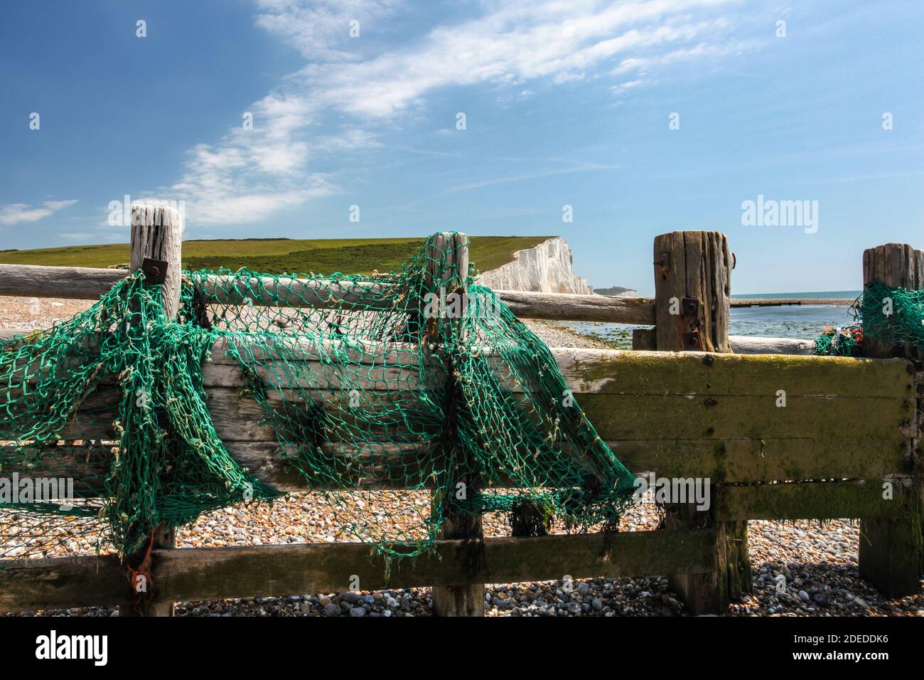 Sussex's einzige unerschlossenen Flussmündung enthält die faszinierendsten Landschaften der Südküste, geschützt durch die NT, Country Park und SSSI Systeme. Stockfoto