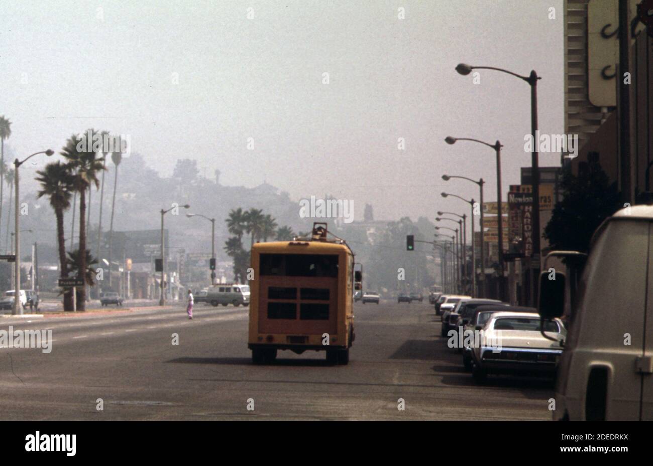 1970er-Fotos (1973) - Los Angeles Reactive Pollutant Program (larpp); eine einzigartige, vom koordinierenden forschungsrat geförderte, multi-Agency-Forschungsstudie zur Luftverschmutzung; eine Forschungsgruppe der Regierung und der Industrie Stockfoto