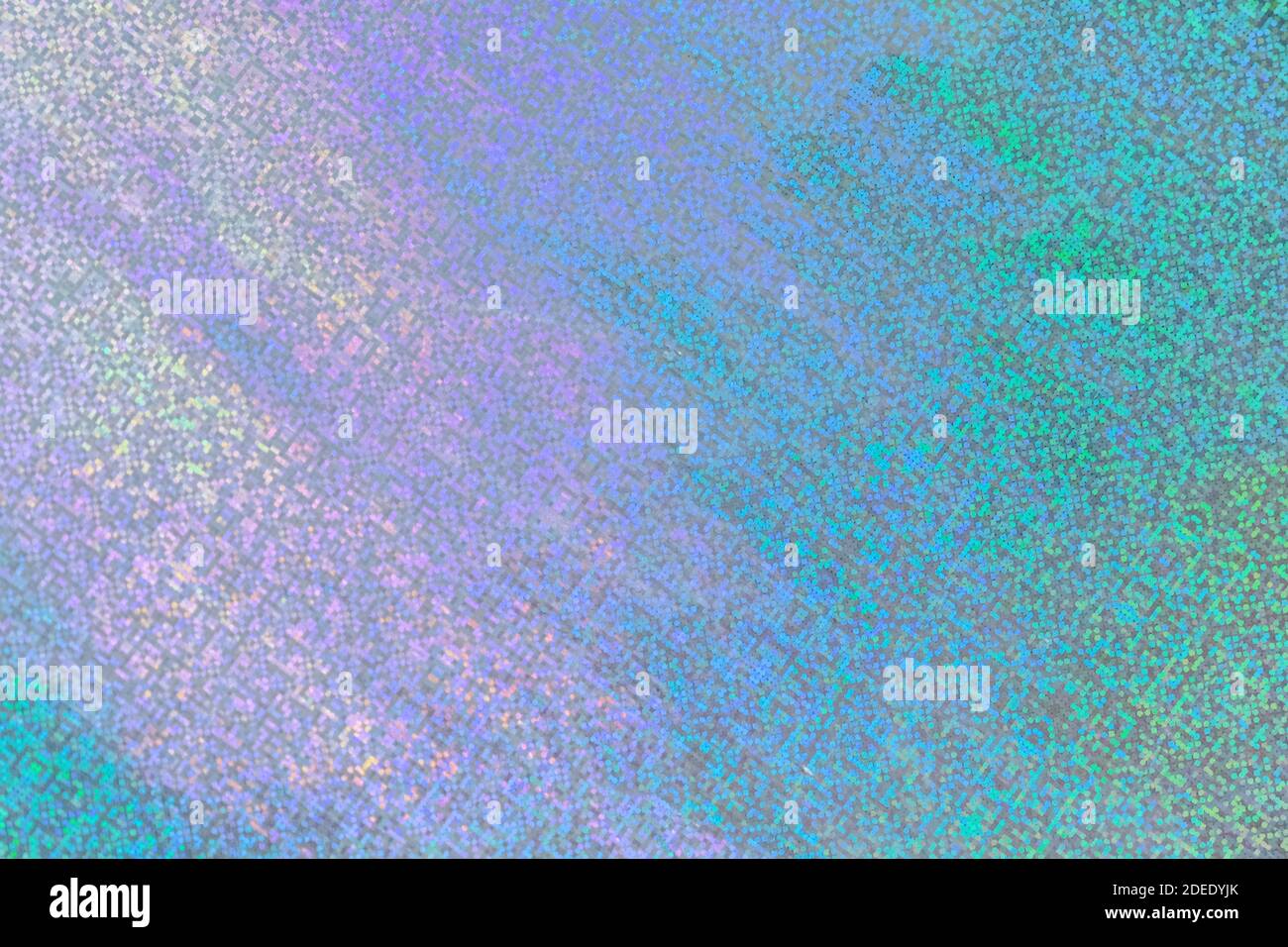 Abstrakter holographischer Hintergrund, Textur. Trendige Kulisse für Ihr Design. Stockfoto