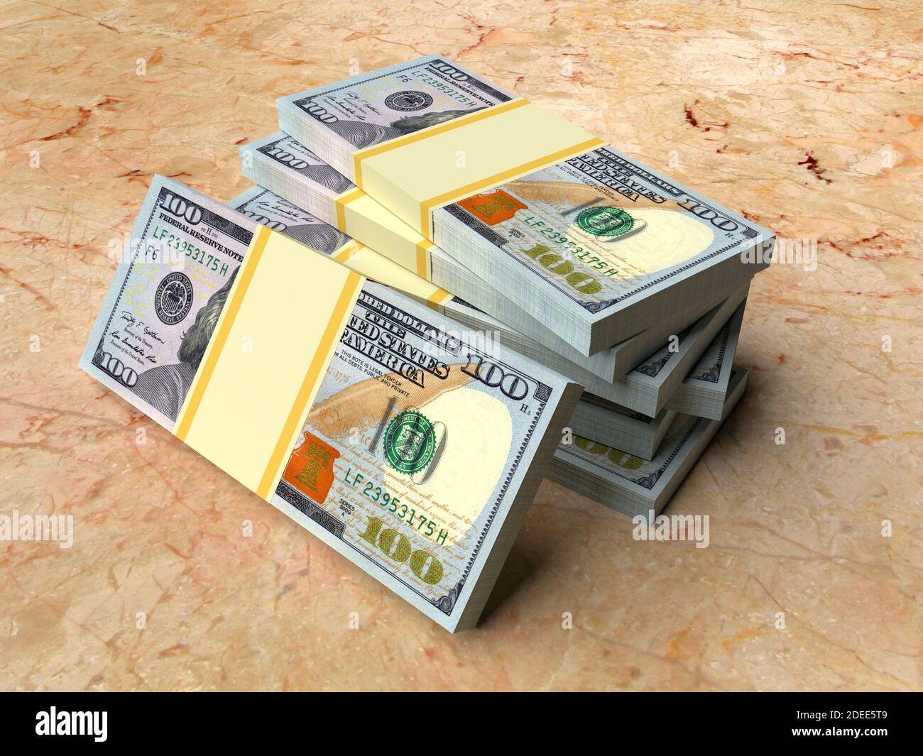 Viel Geld amerikanische Dollar. Geschäfts- und Finanzkonzepte. Stockfoto