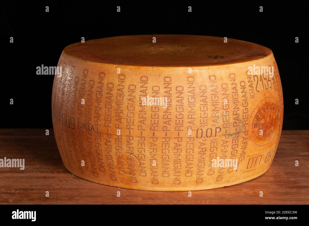 Form,Parmigiano Reggiano, Forma, Formaggio Stockfoto