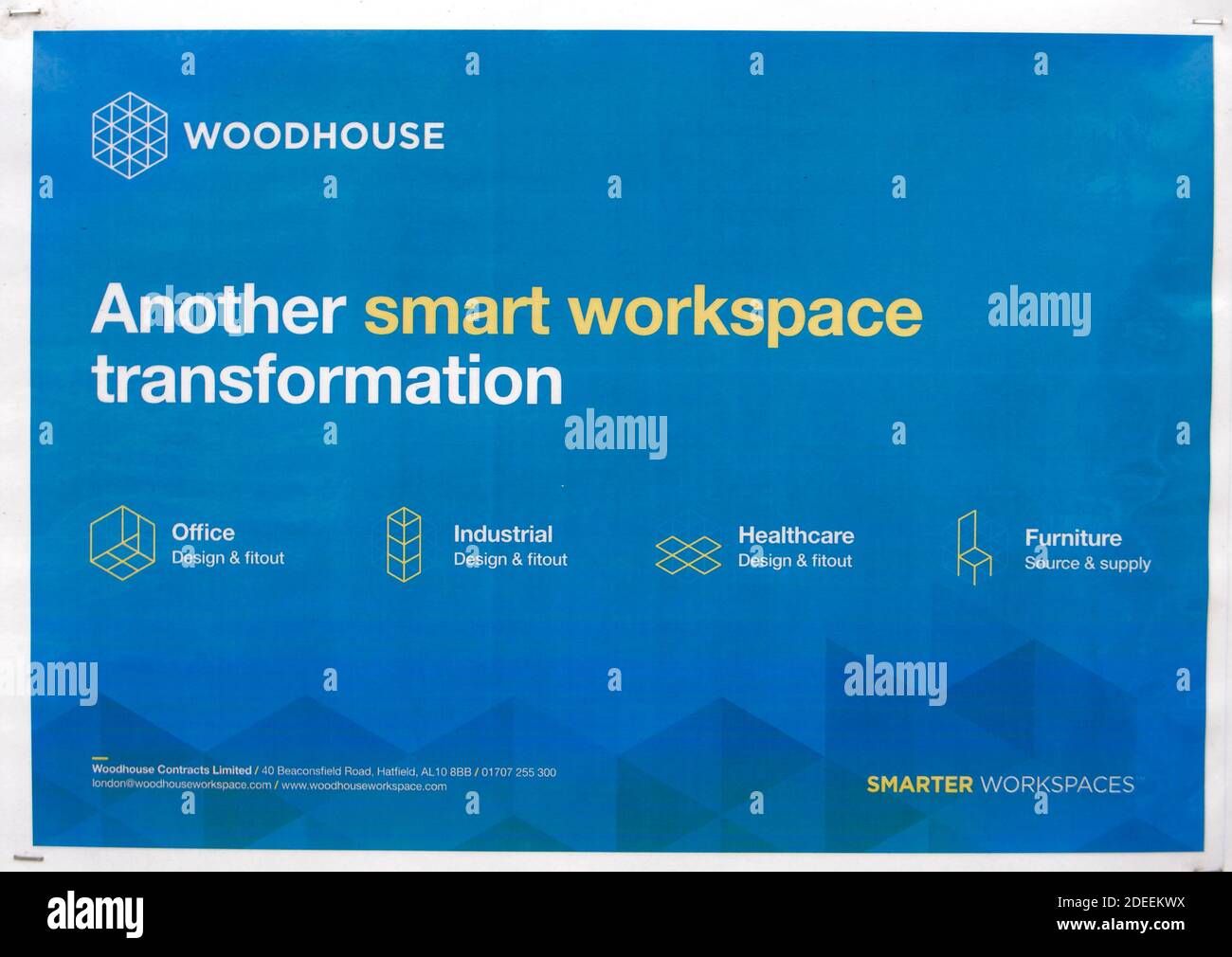 Woodhouse Coworking Workspace im Jack Straw Castle, Hampstead. Neue Entwicklung für die Arbeit von zu Hause während covid19 Krise und Büroschließungen. Stockfoto